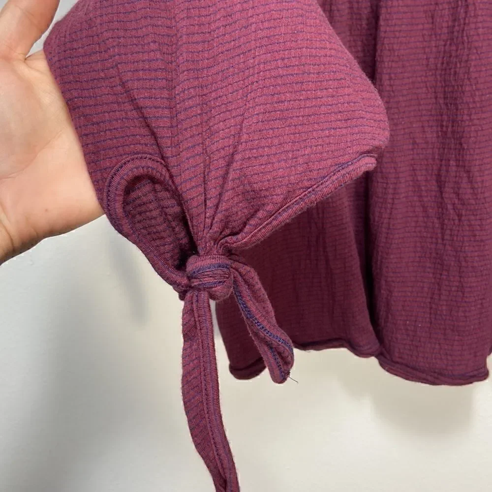 Free People | We The Free Lexington Off Shoulder Tee Red Sz XS - Picture 4 of 7